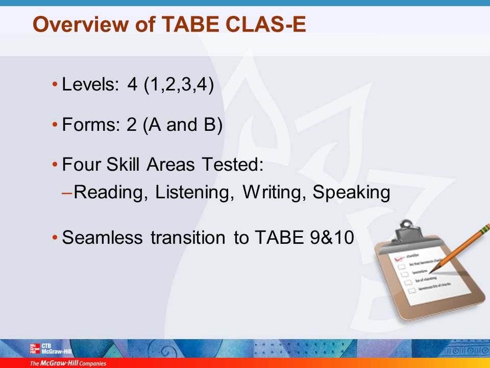 Tabe writing assessment